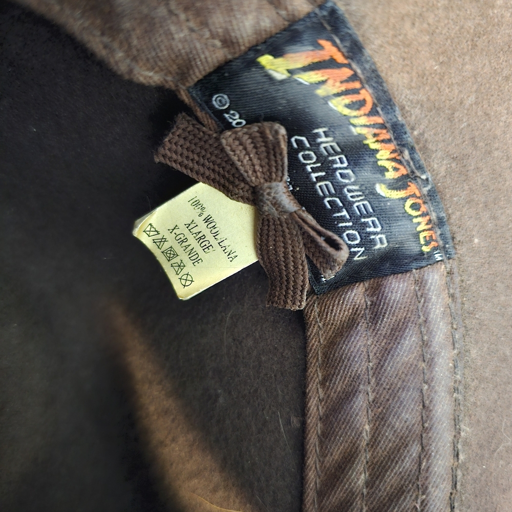 Vintage Indiana Jones Hat sz XL - Picture 4 of 4